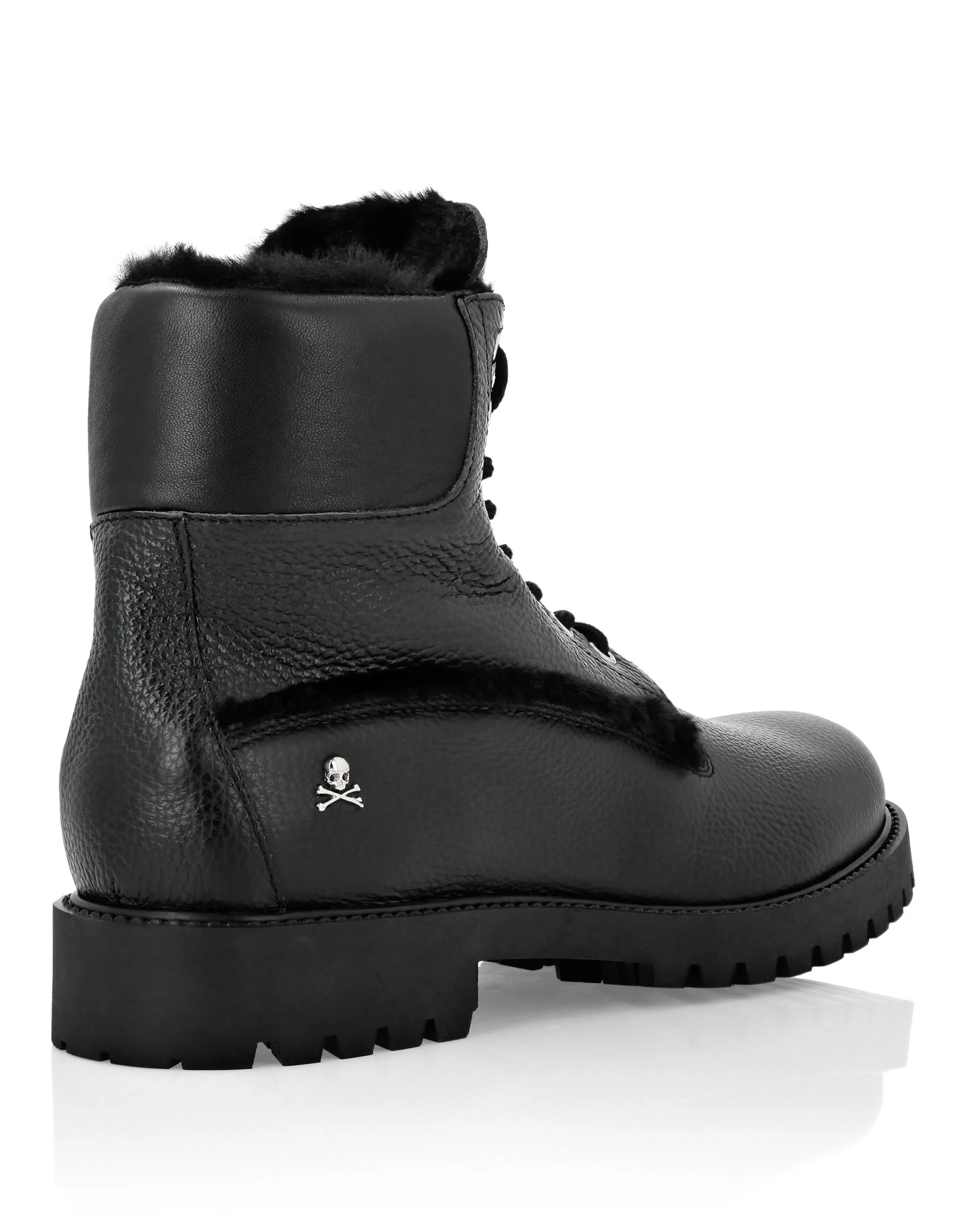 Leather Boots with shearling inside The Hunter