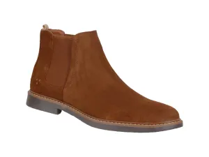 Leather Chelsea Casual Boots - Enzo In Brown