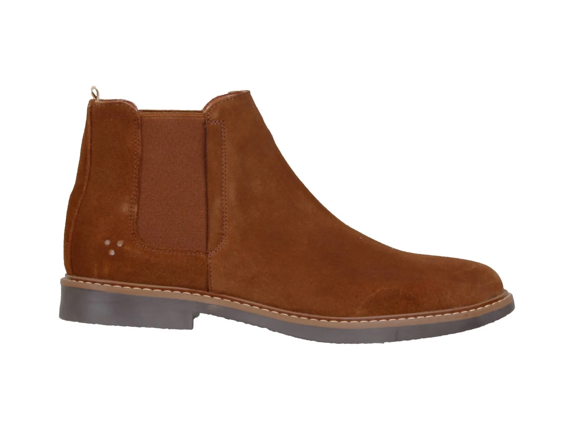 Leather Chelsea Casual Boots - Enzo In Brown