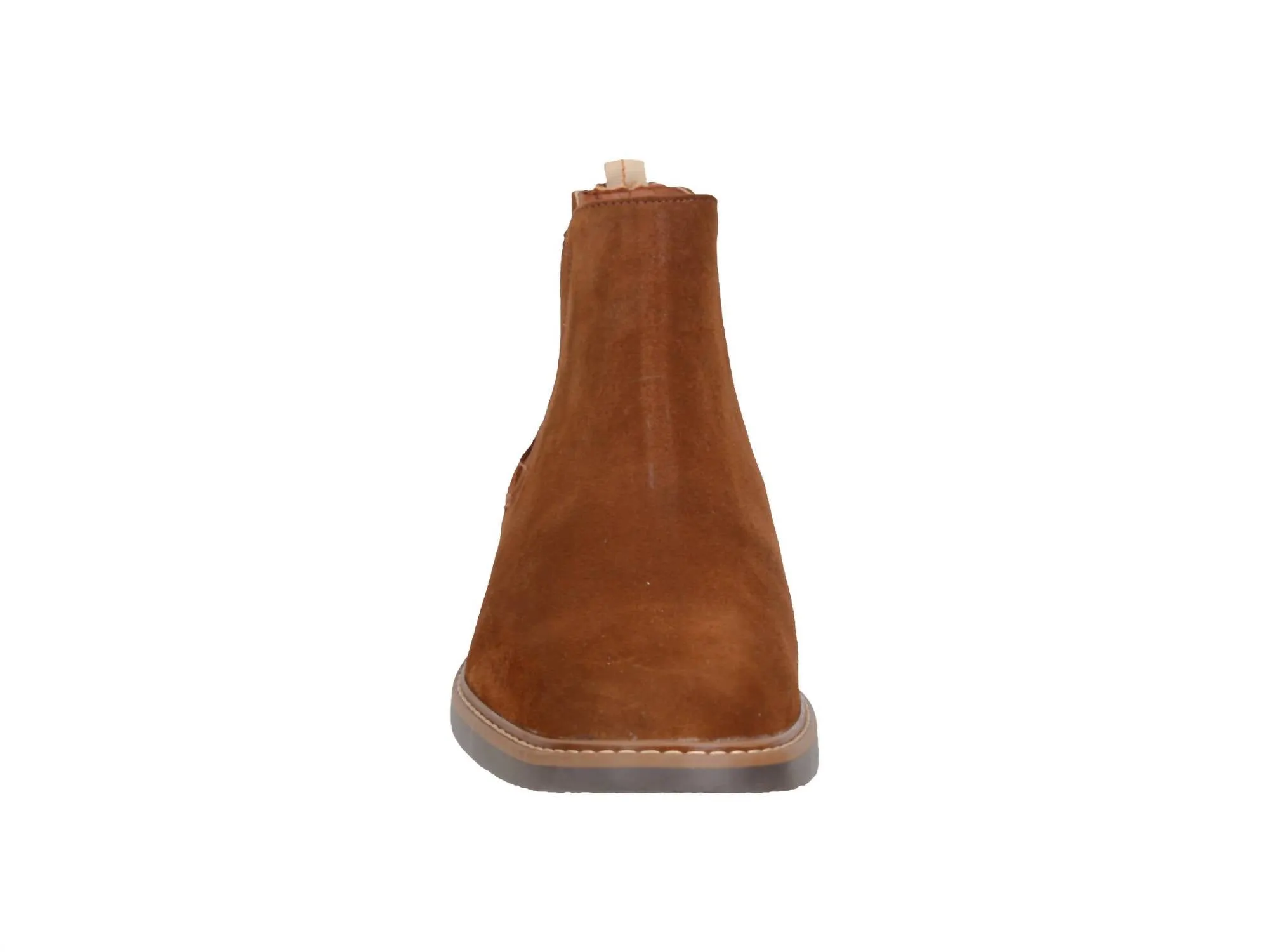 Leather Chelsea Casual Boots - Enzo In Brown