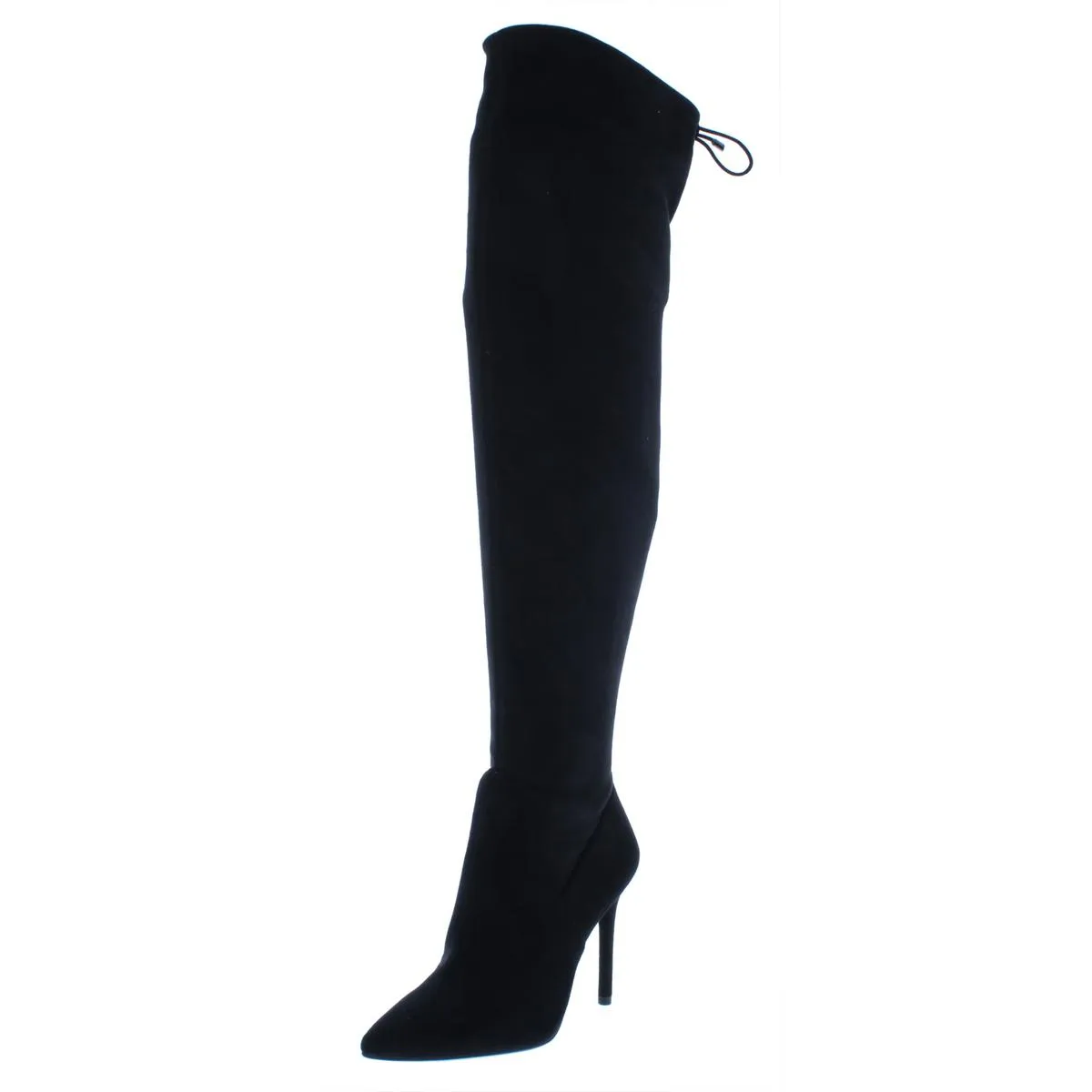 Lessy Womens Pointed Toe Over-The-Knee Boots