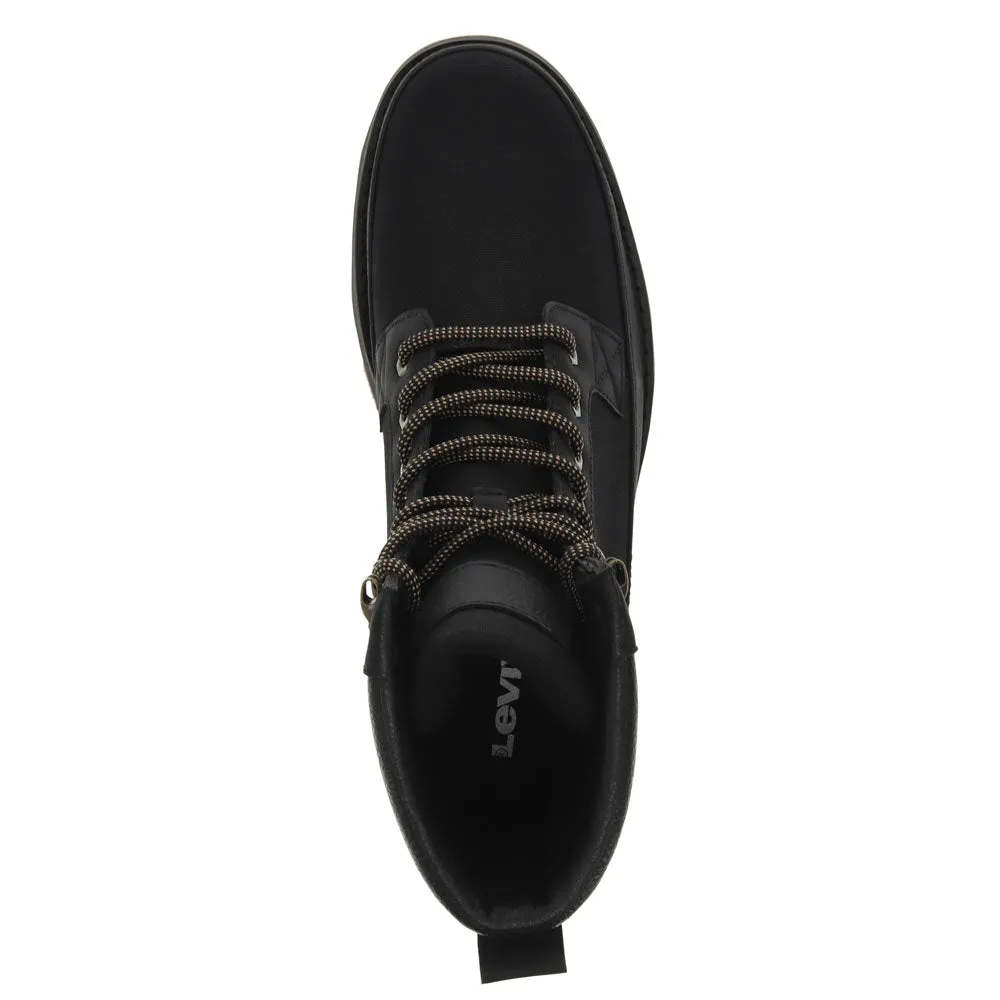 Levi's Mens Greyson Heavy Canvas Lace Up Rugged Casual Boot