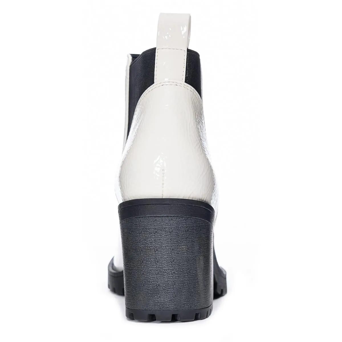 Lido Womens Faux Leather Block Heel Ankle Boots