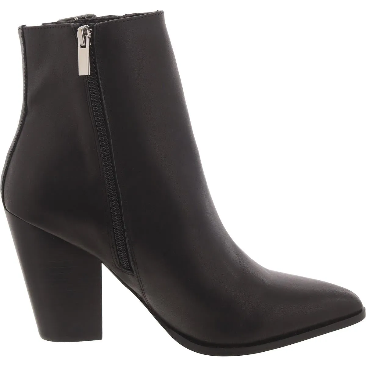 Liz Womens Leather Pointed Toe Ankle Boots