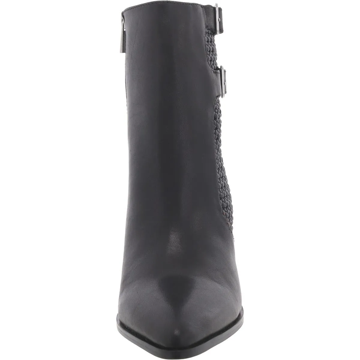 Liz Womens Leather Pointed Toe Ankle Boots