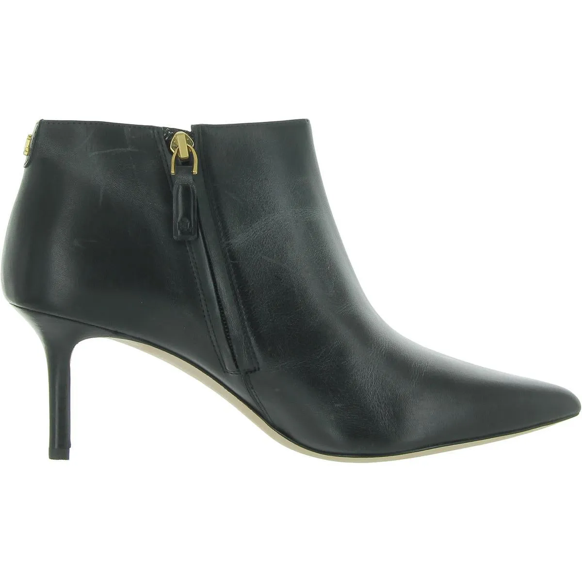 Lizie Womens Leather Dressy Booties