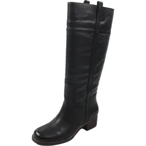 LKHYBISCUSWWC Womens Wide Calf Leather Mid-Calf Boots