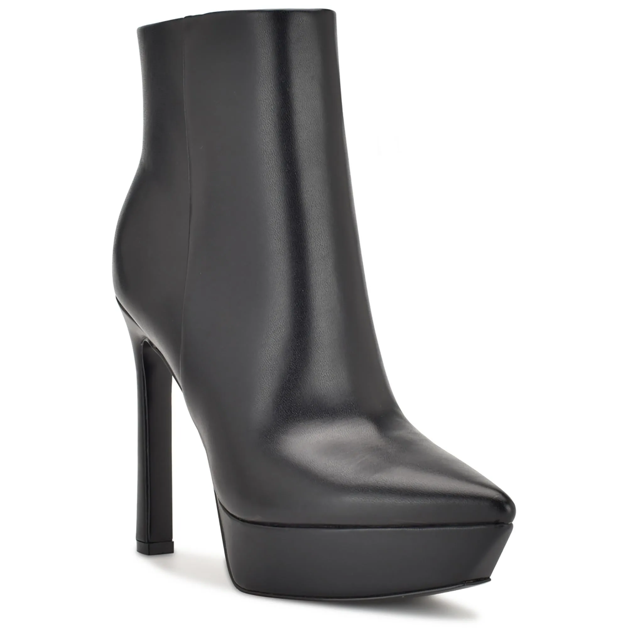 LORAA3 Womens Faux Leather Poit Booties