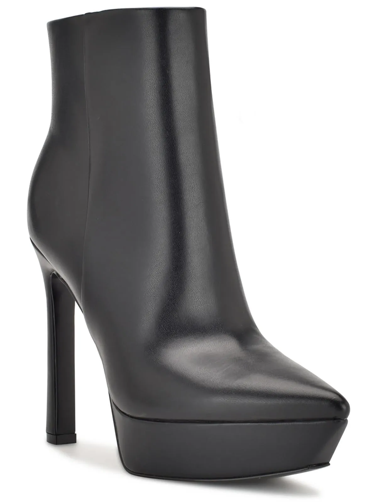LORAA3 Womens Faux Leather Poit Booties