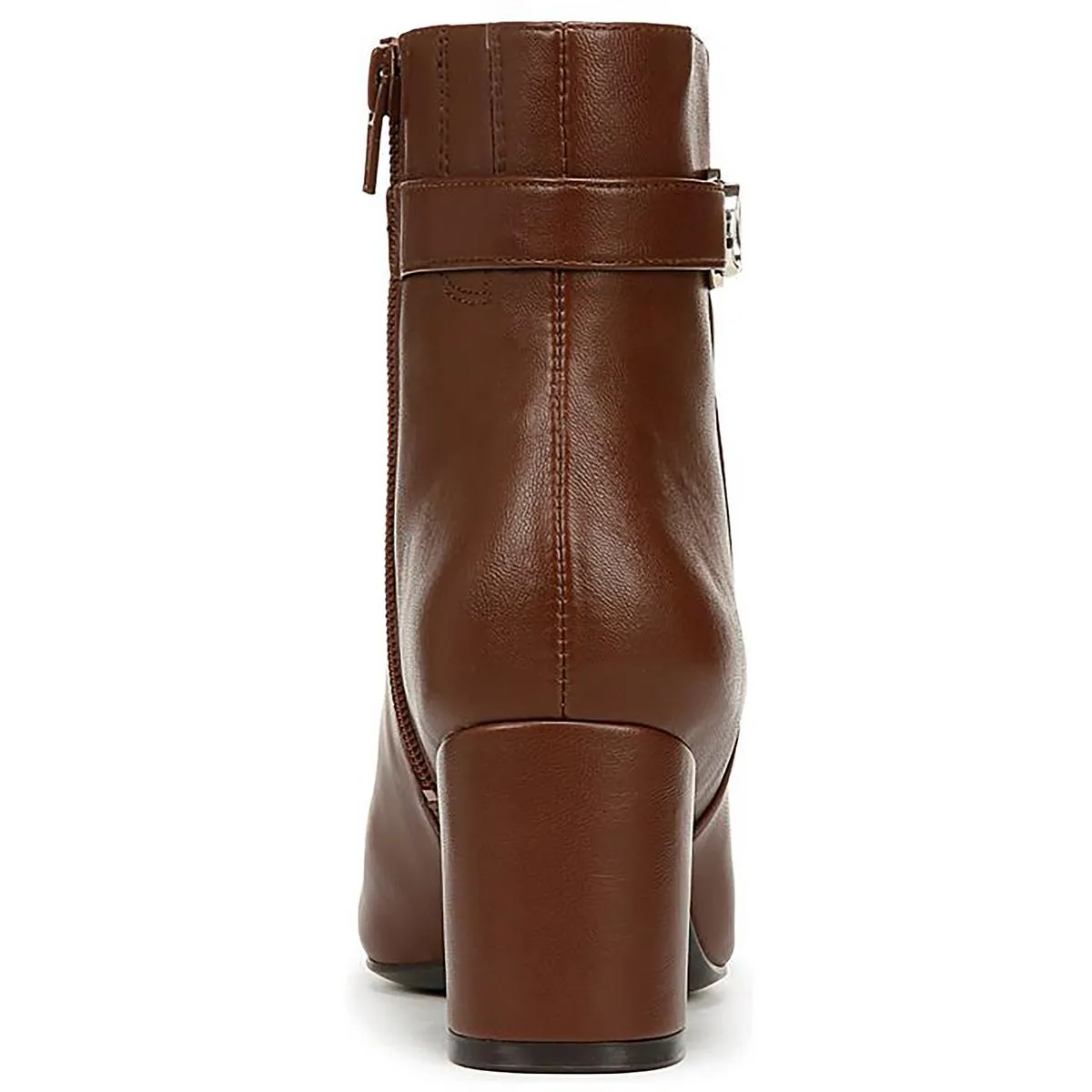 Lottie Womens Faux Leather Solid Ankle Boots
