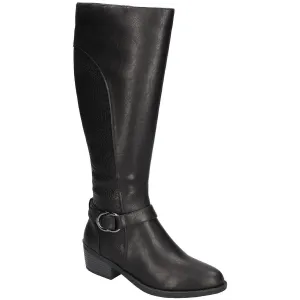 Luella Plus Womens Faux Leather Knee-High Boots