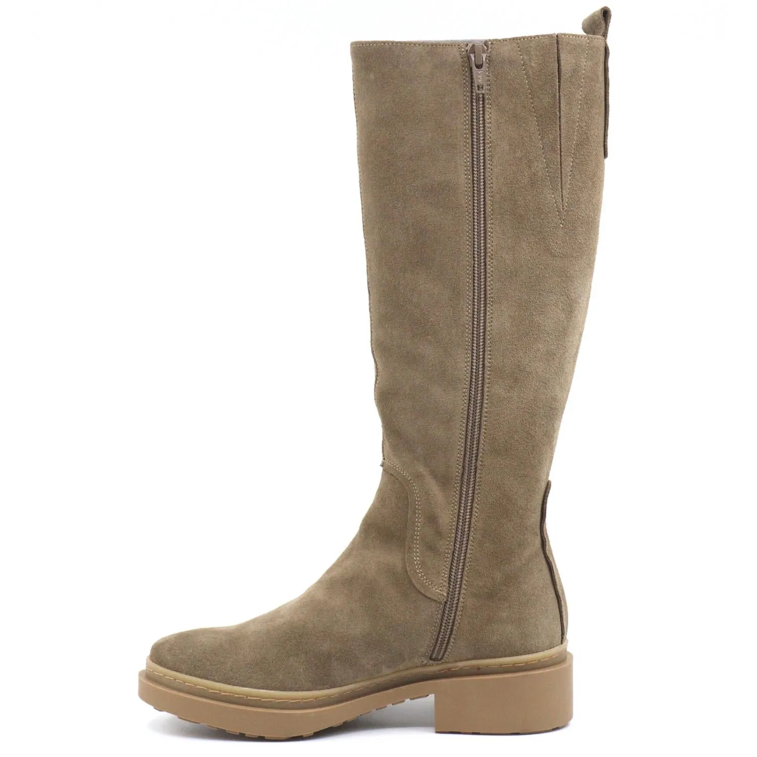 Luxe Calf High Boot In Topo