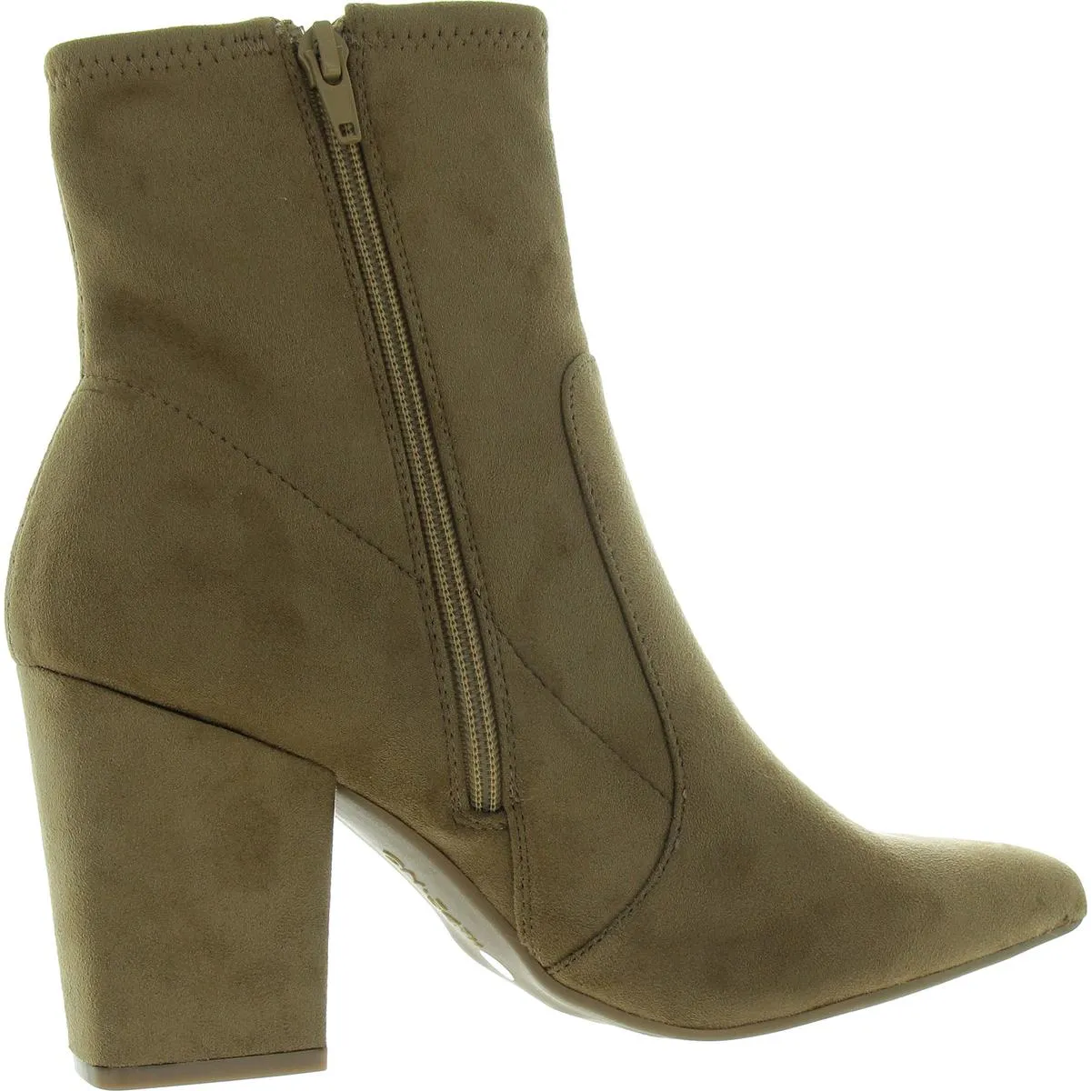 Lydiaa Womens Block Heel Man Made Mid-Calf Boots