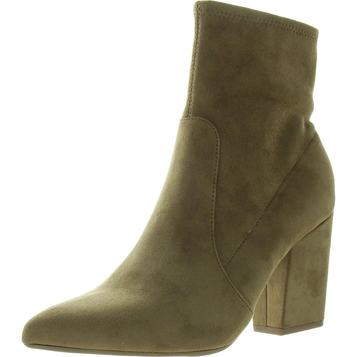 Lydiaa Womens Block Heel Man Made Mid-Calf Boots