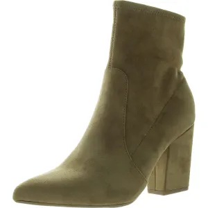 Lydiaa Womens Block Heel Man Made Mid-Calf Boots