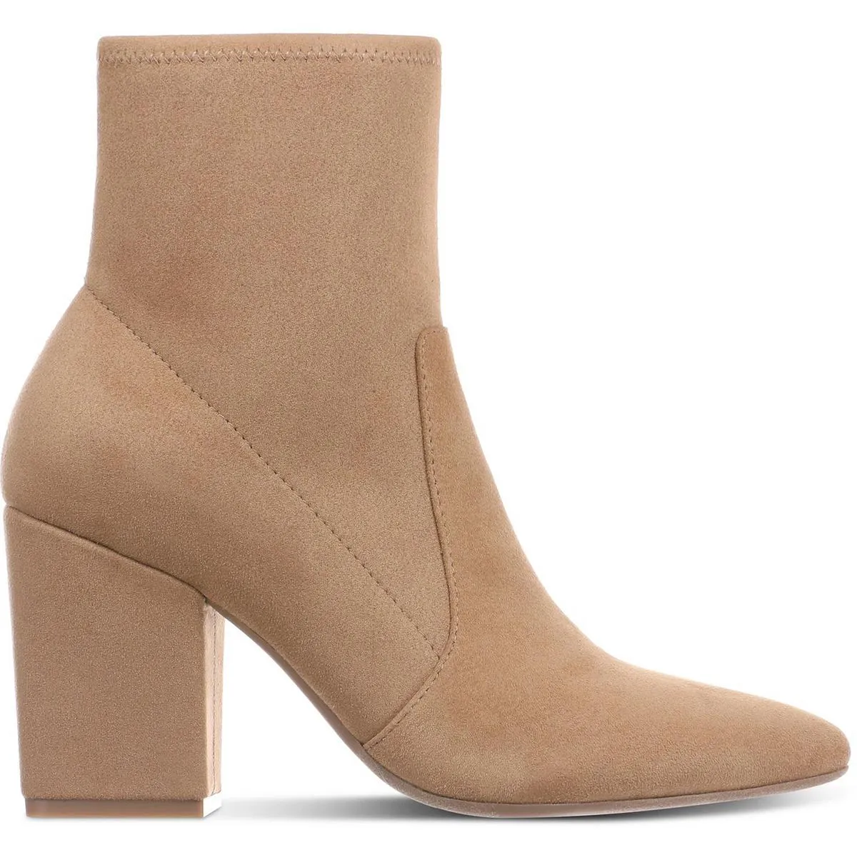 Lydiaa Womens Zipper Faux Suede Booties