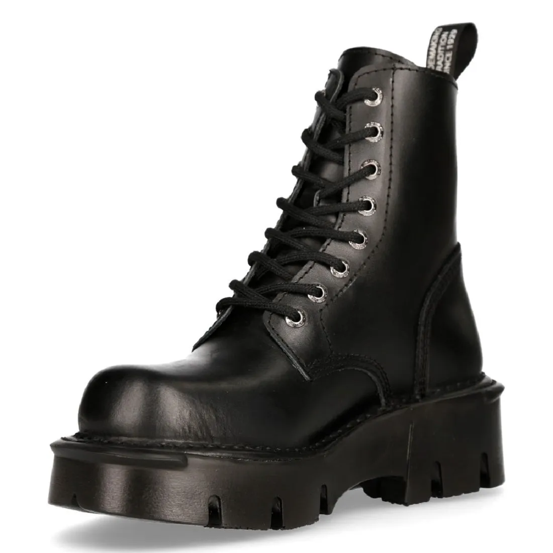 M-MILI084N-S Leather Platform Boots