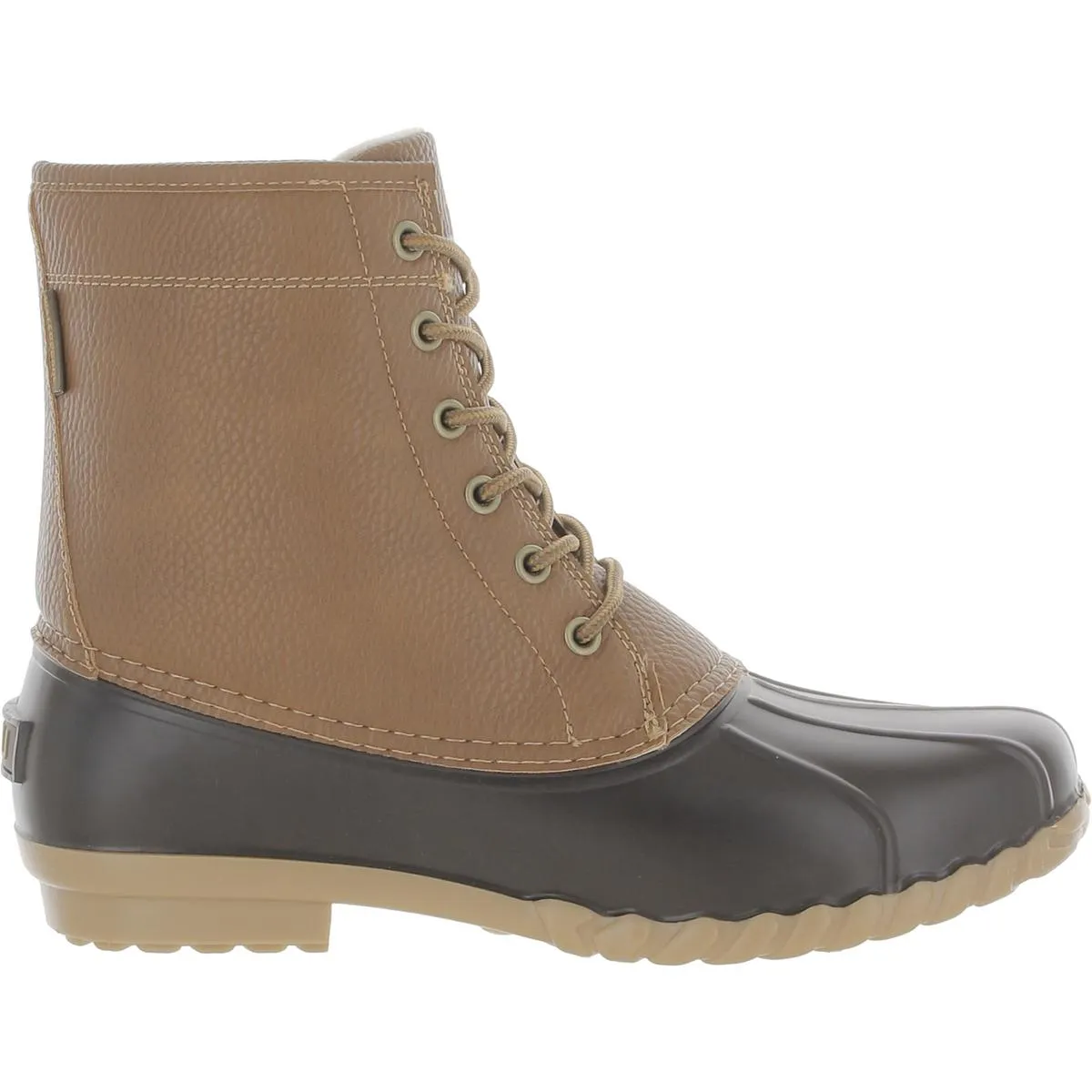 Maine Mens Faux Fur Lace-Up Winter & Snow Boots