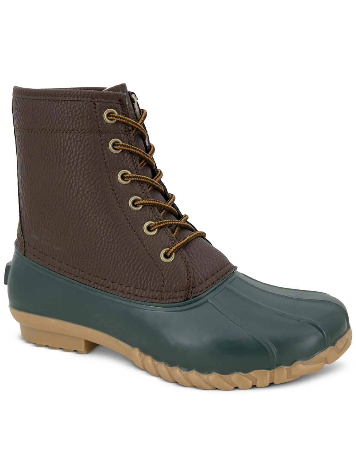 Maine Mens Faux Fur Lace-Up Winter & Snow Boots