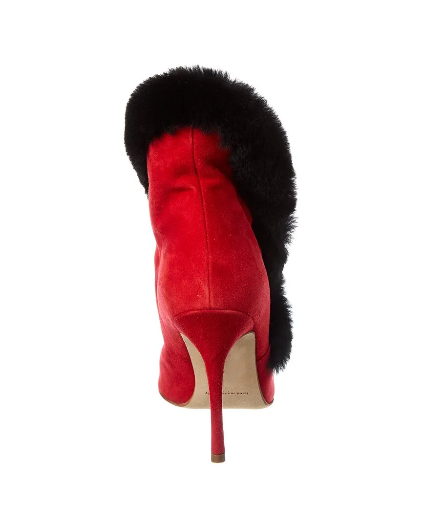 Manolo Blahnik Nestanu 105 Suede Boot