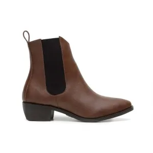 'Marcela II Women's Vegan Chelsea Boot by Ahimsa - Cognac