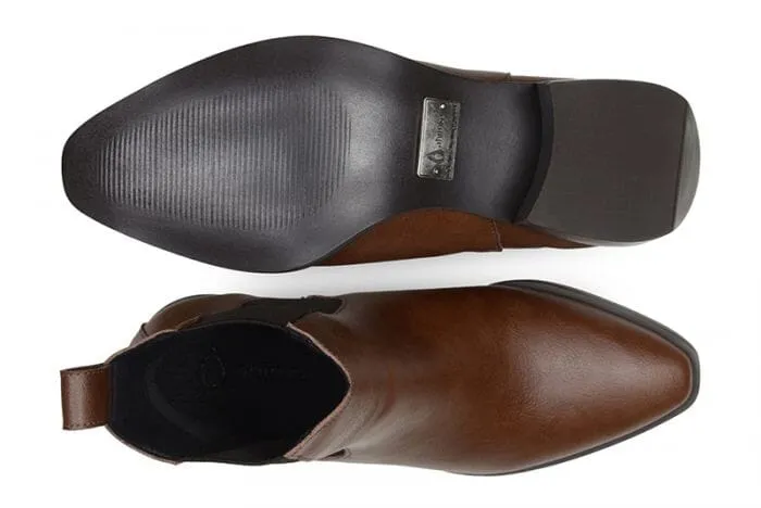'Marcela II Women's Vegan Chelsea Boot by Ahimsa - Cognac