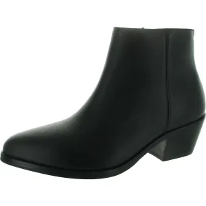 Marisa Womens Zipper Leather Ankle Boots
