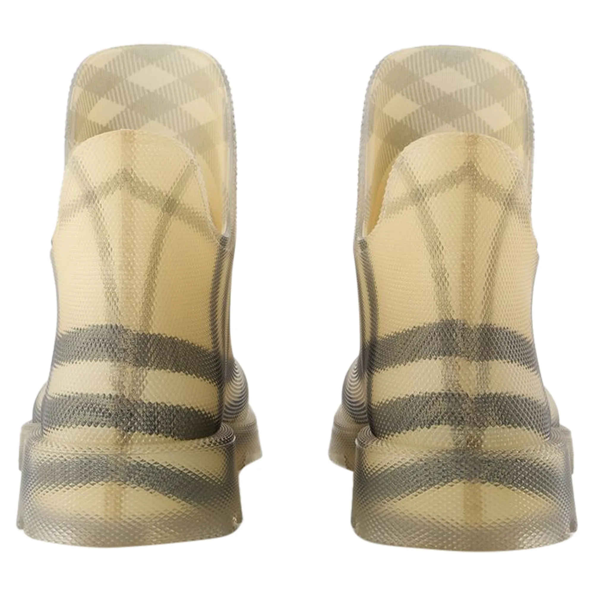 Marsh Low Ankle Boots - Burberry - Synthetic - Beige