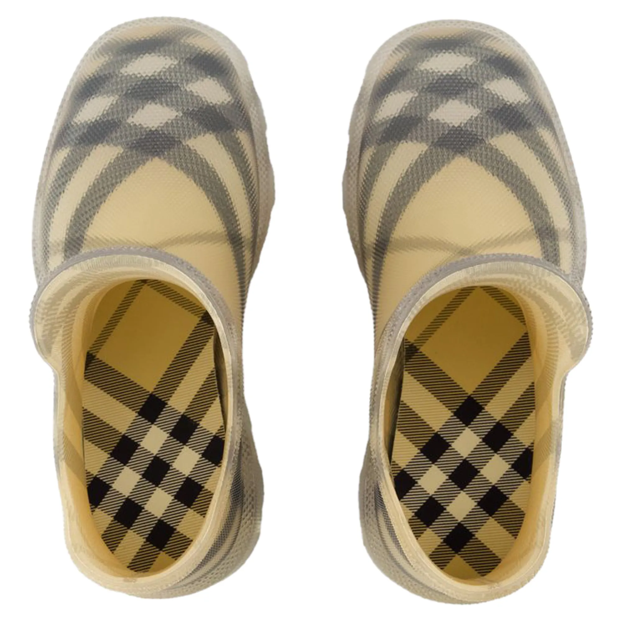 Marsh Low Ankle Boots - Burberry - Synthetic - Beige
