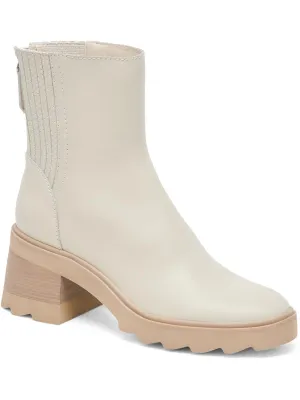 Martey H2O Womens Leather Lugged Booties