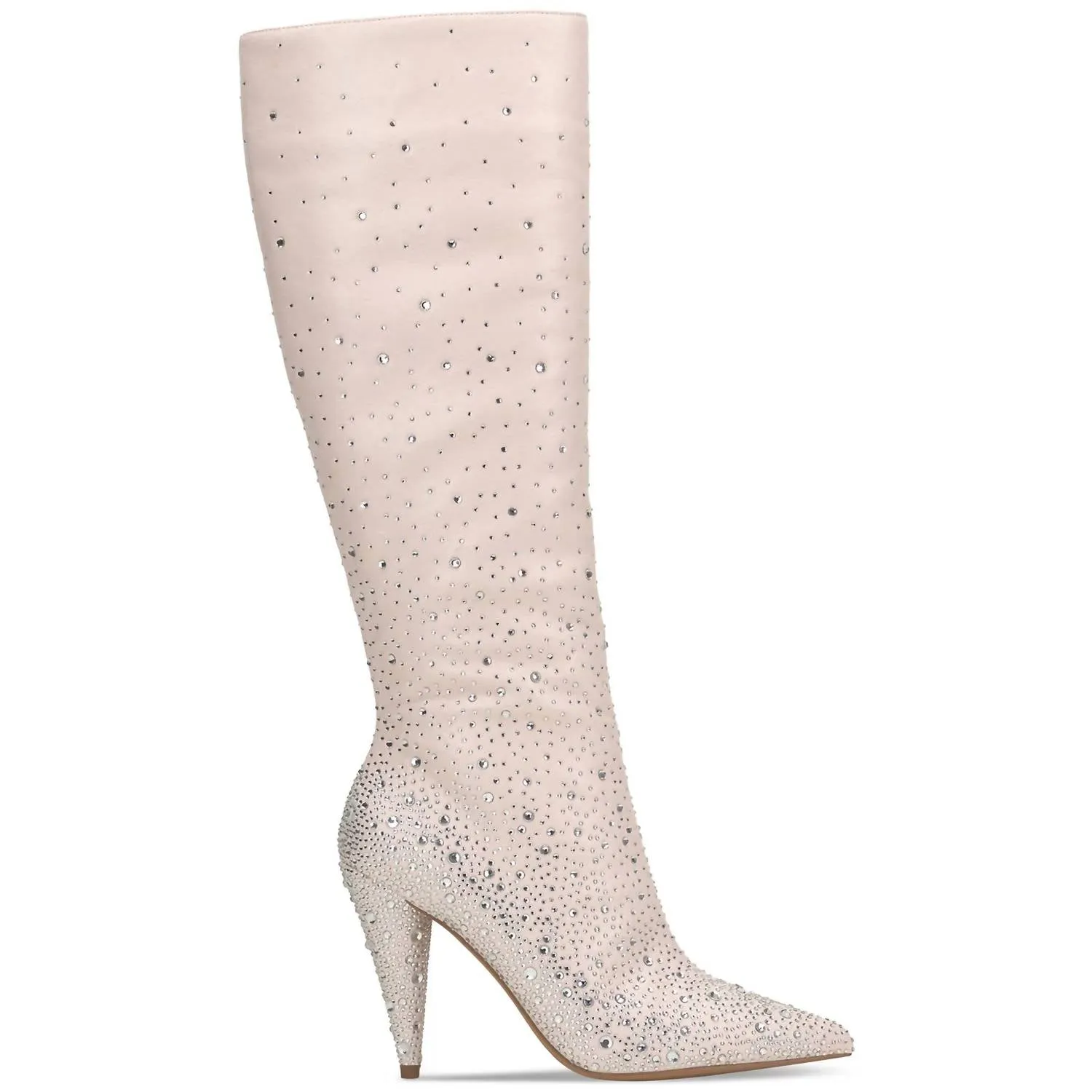 Maryeli Embellished Dress Boots In Chalk