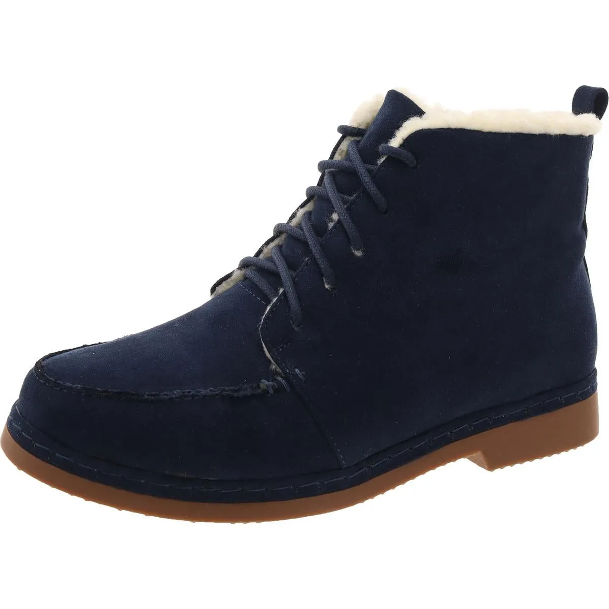 Maude Womens Faux Suede Ankle Winter & Snow Boots