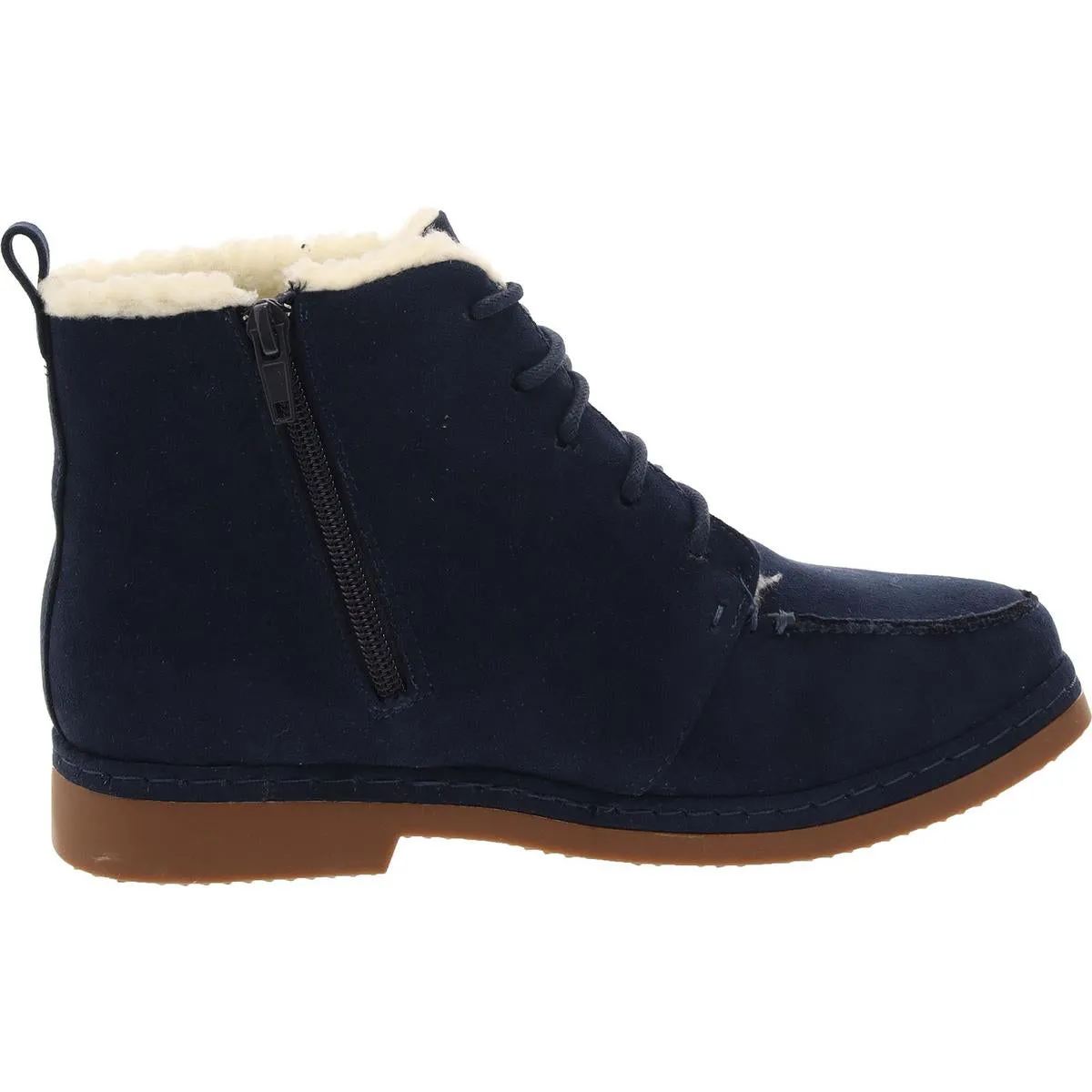 Maude Womens Faux Suede Ankle Winter & Snow Boots
