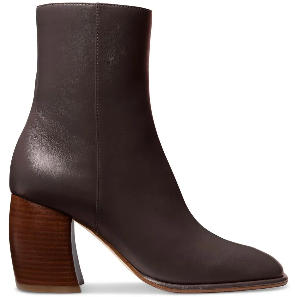 maude Womens Zip Up Slip On Ankle Boots