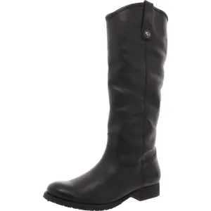 Melissa Button Womens Leather Pull On Cowboy, Western Boots