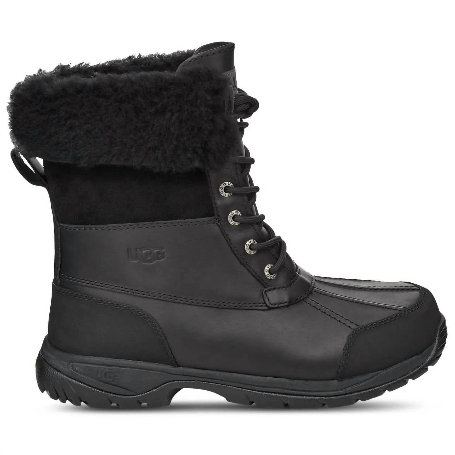 Men Butte Waterproof Cold Weather Boots In Black