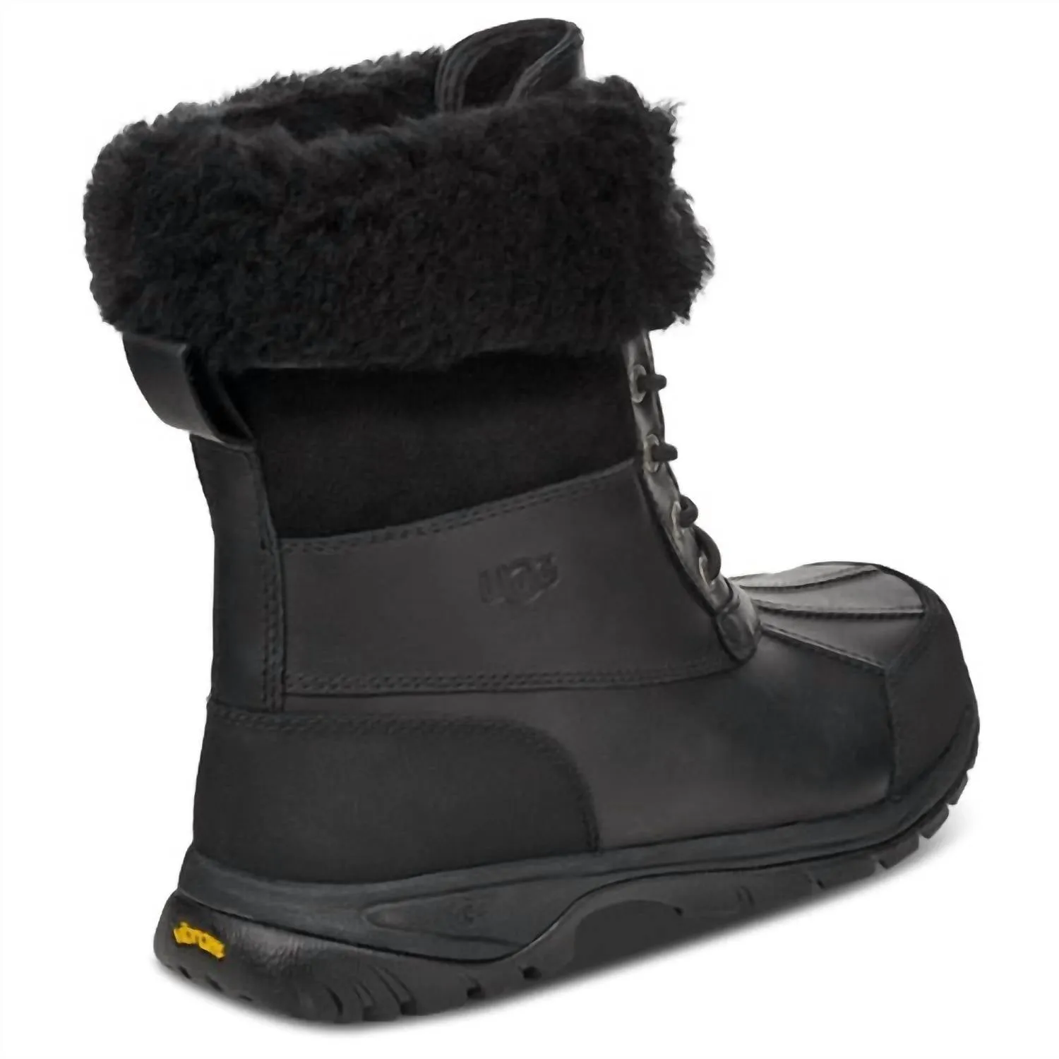Men Butte Waterproof Cold Weather Boots In Black