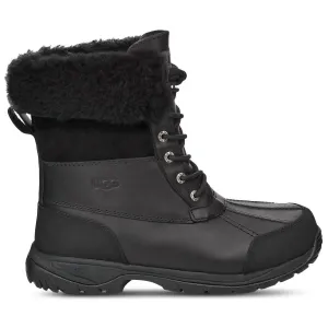Men Butte Waterproof Cold Weather Boots In Black