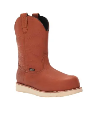 Men's 11" Wingshooter Composite Toe Slip On Work Boots In Brown