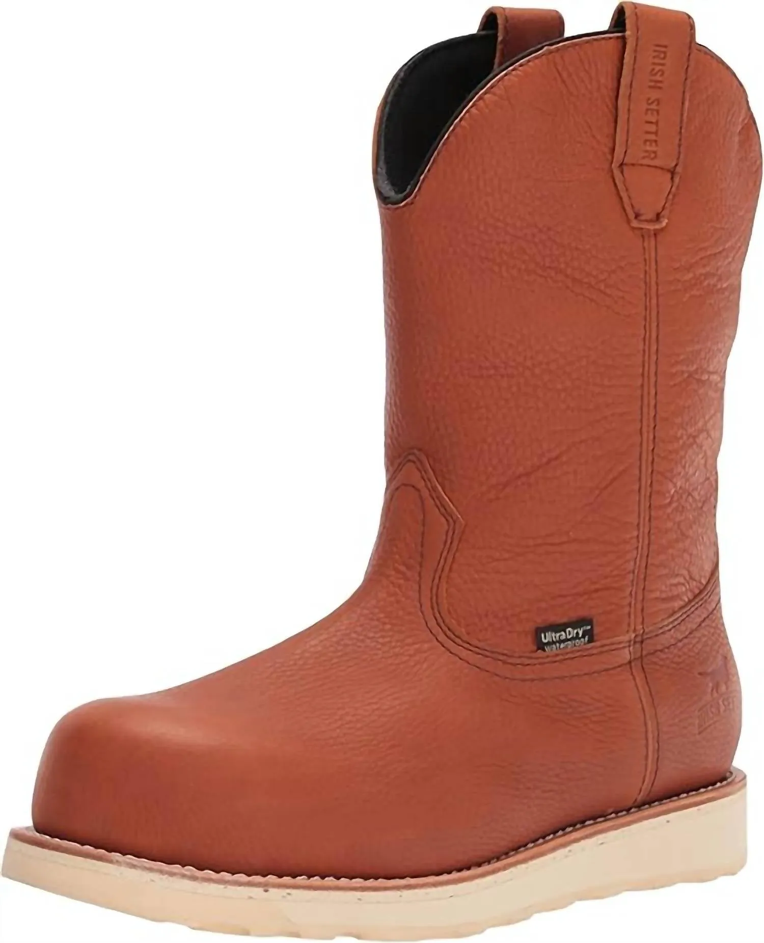 Men's 11" Wingshooter Composite Toe Slip On Work Boots In Brown