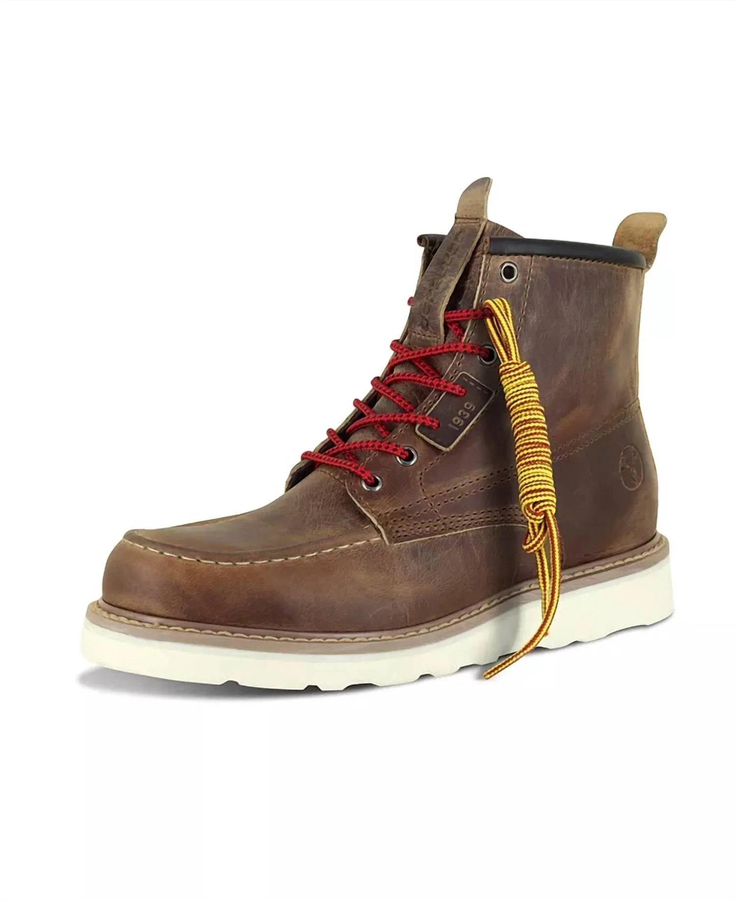 Men's 6 Moc Toe Work Boots In Honey
