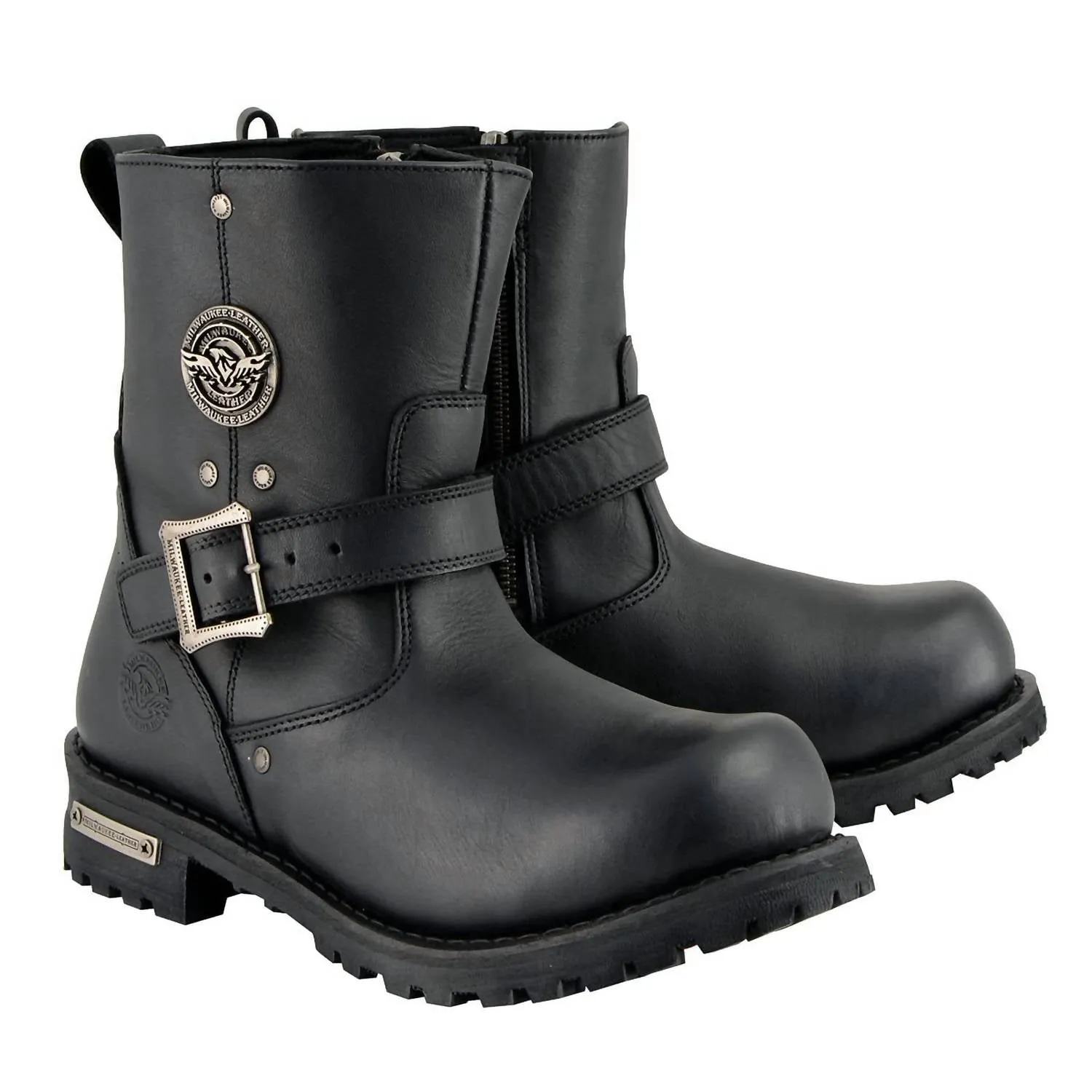 Men's 6In Classic Engineer Wide Width In Black