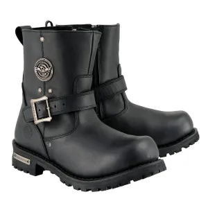Men's 6In Classic Engineer Wide Width In Black
