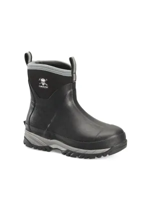 Men's 7" Mud Jumper Slip On Rubber Boots In Black