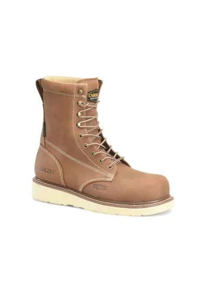 Men's Amp 8" Composite Toe Work Boots In Brown