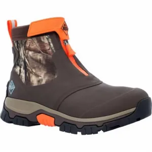 Men's Apex Mid Zip Ankle Boots In Brown/mossy Oak