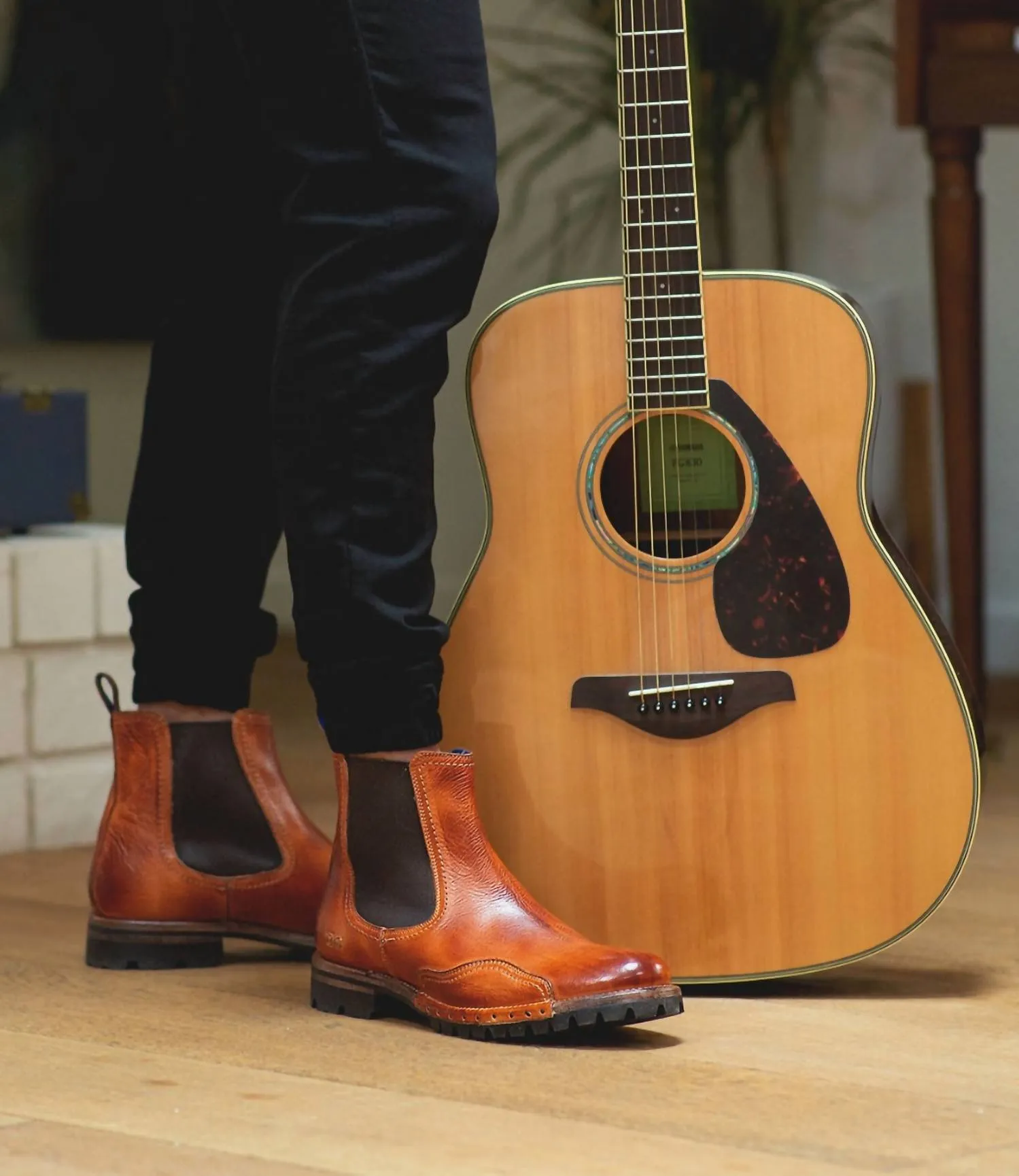 Men's Brady Trek Boot In Cognac Rustic