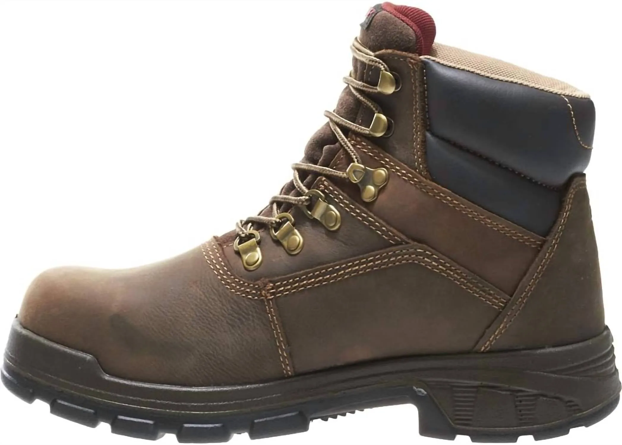 Men's Cabor Waterproof 6" Soft Work Boots In Dark Coffee