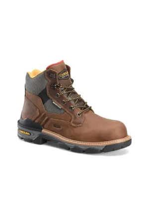 Men's Cancellor 6" Waterproof Work Boots In Brown