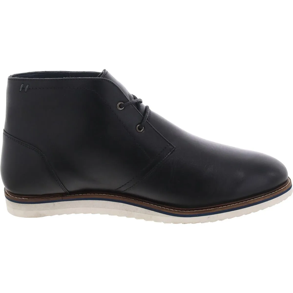 Mens Comfort Insole Leather Chukka Boots